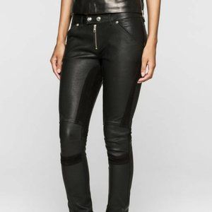 Calvin Klein Black Leather Pants